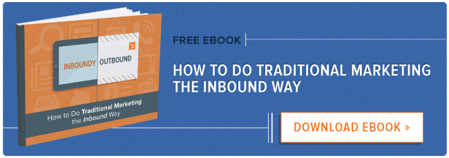 traditional marketing the inbound way