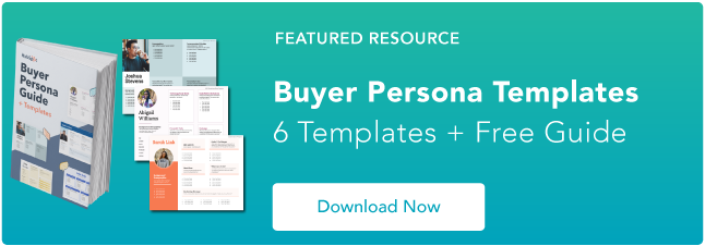 free buyer persona creation template