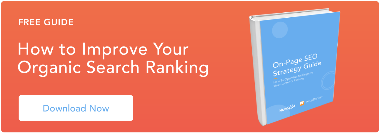 Improve Your Organic Search Ranking