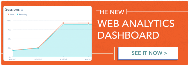 HubSpot's New Web Analytics Dashboard