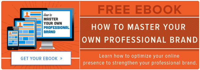 get the free guide to mastering your professional brand