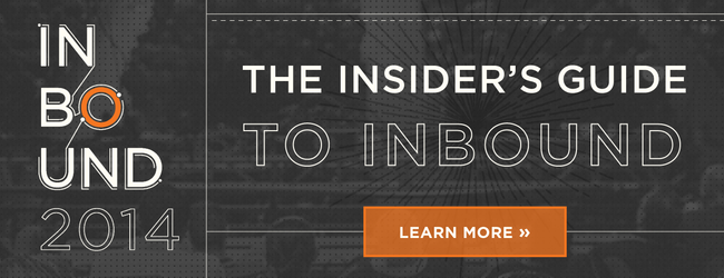 insider's guide to INBOUND 2014