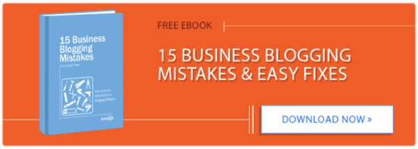 Free Ebook 15 Business Blogging Mistakes