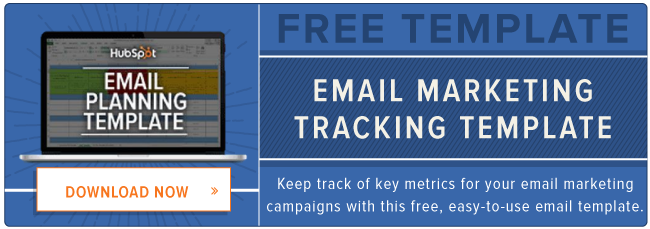 Free Download Email Planning Template