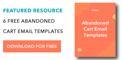 abandoned cart email templates