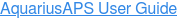 AquariusAPS User Guide
