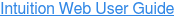 Intuition Web User Guide