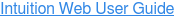 Intuition Web User Guide