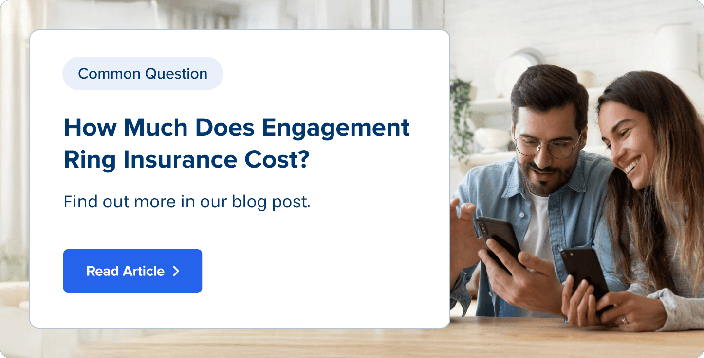 how much does engagement ring insurance cost