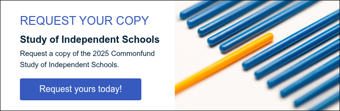 REQUEST YOUR COPY Study of Independent Schools Request a copy of the 2025 Commonfund Study of Independent Schools. &nbsp;