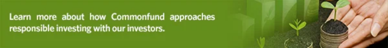 Learn more about Commonfund's approach to responsible investing