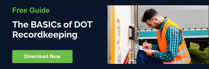Free Guide   The BASICs of DOT Recordkeeping    