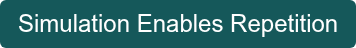 Simulation Enables Repetition