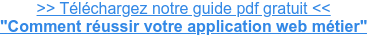 >> Téléchargez notre guide pdf gratuit << "Comment réussir votre application web métier"