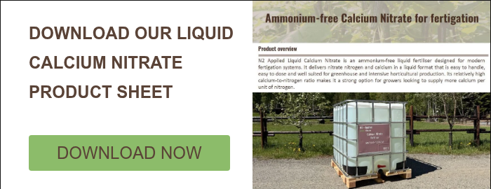 DOWNLOAD OUR LIQUID CALCIUM NITRATE PRODUCT SHEET &nbsp; &nbsp;