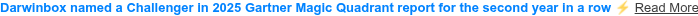 Darwinbox named a Challenger in 2025 Gartner Magic Quadrant report for the  second year in a row  Read More