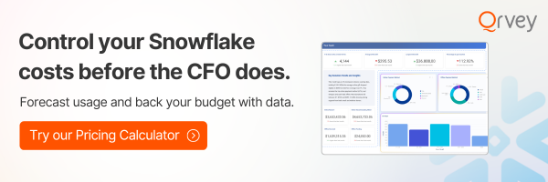 Try our Snowflake cost savings calculator