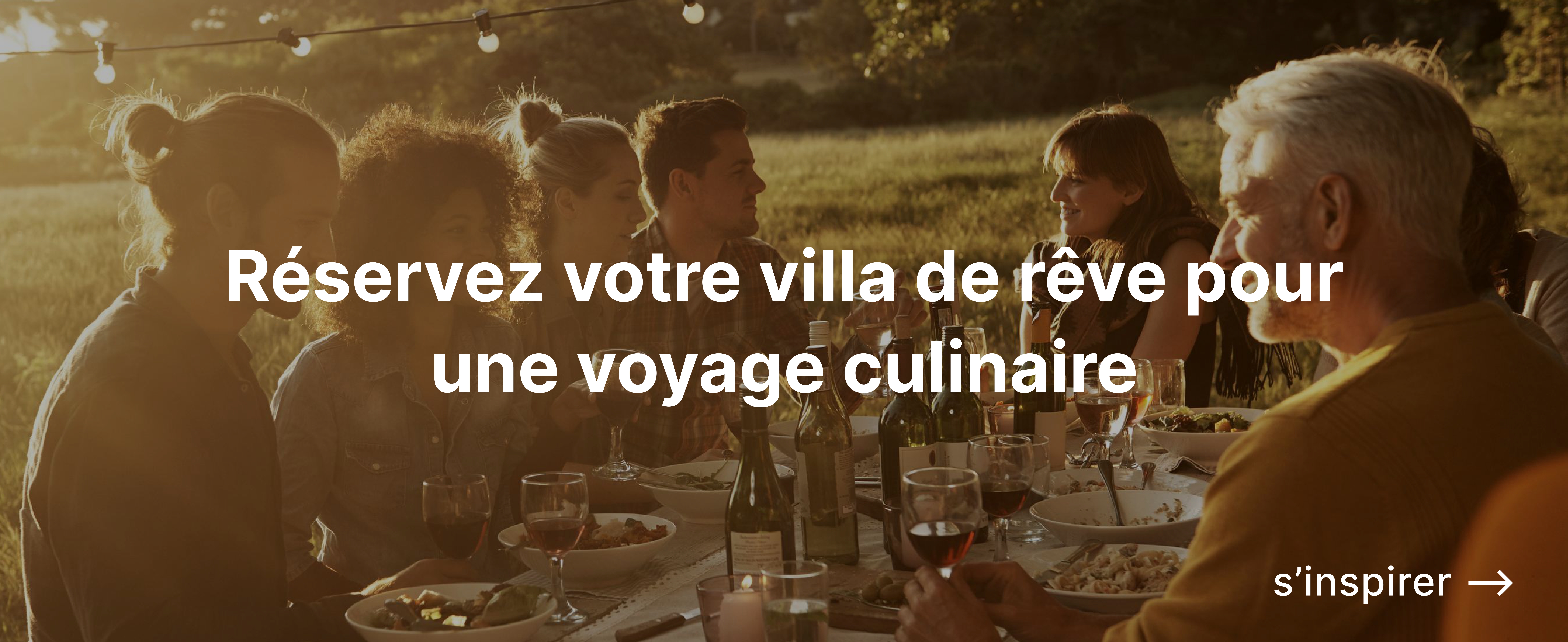 Réservez votre villa de rêve pour une voyage culinaire