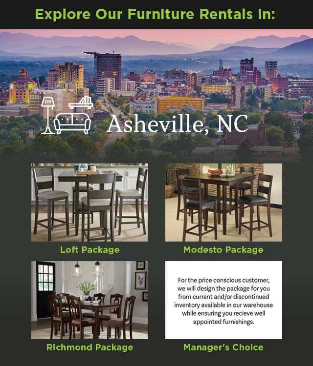 Furniture Rentals, Furniture Rental Packages Asheville, NC