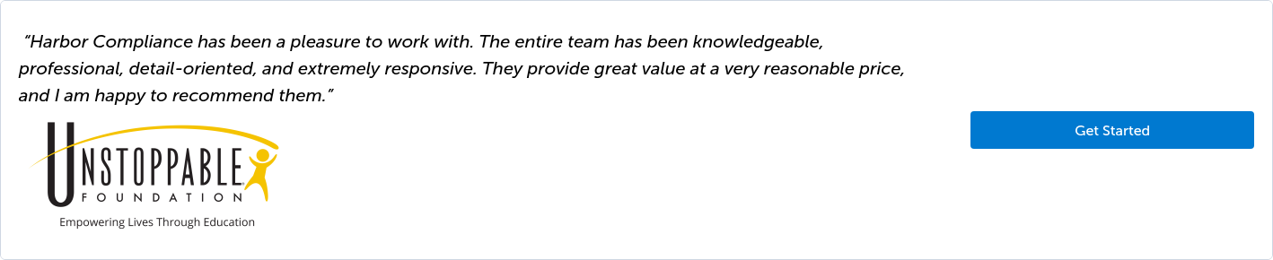  “Harbor Compliance has been a pleasure to work with. The entire team has been knowledgeable, professional, detail-oriented, and extremely responsive. They provide great value at a very reasonable price, and I am happy to recommend them.”{{ include_custom_fonts({"Museo Sans":["Bold","Bold Italic","Regular","Regular Italic"]}) }}