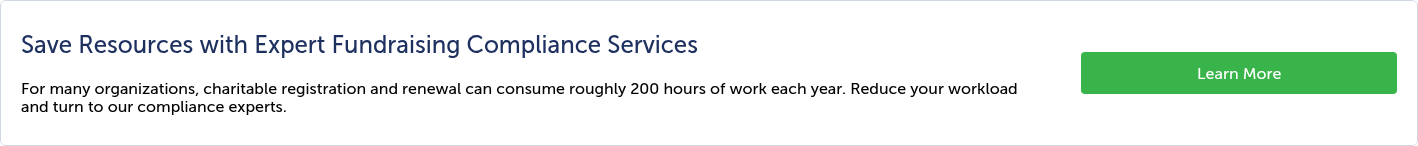 Save Resources with Expert Fundraising Compliance Services