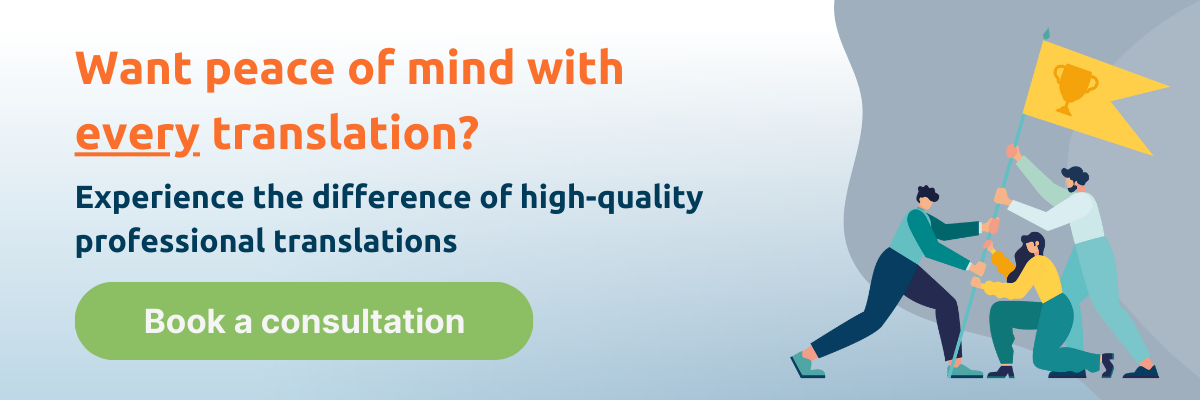 Get peace of mind with high-quality professional translations from Milengo. Book a consultation 