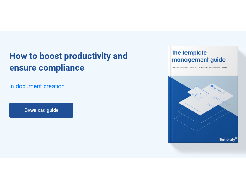 How to boost productivity and ensure compliance in document creation Download guide