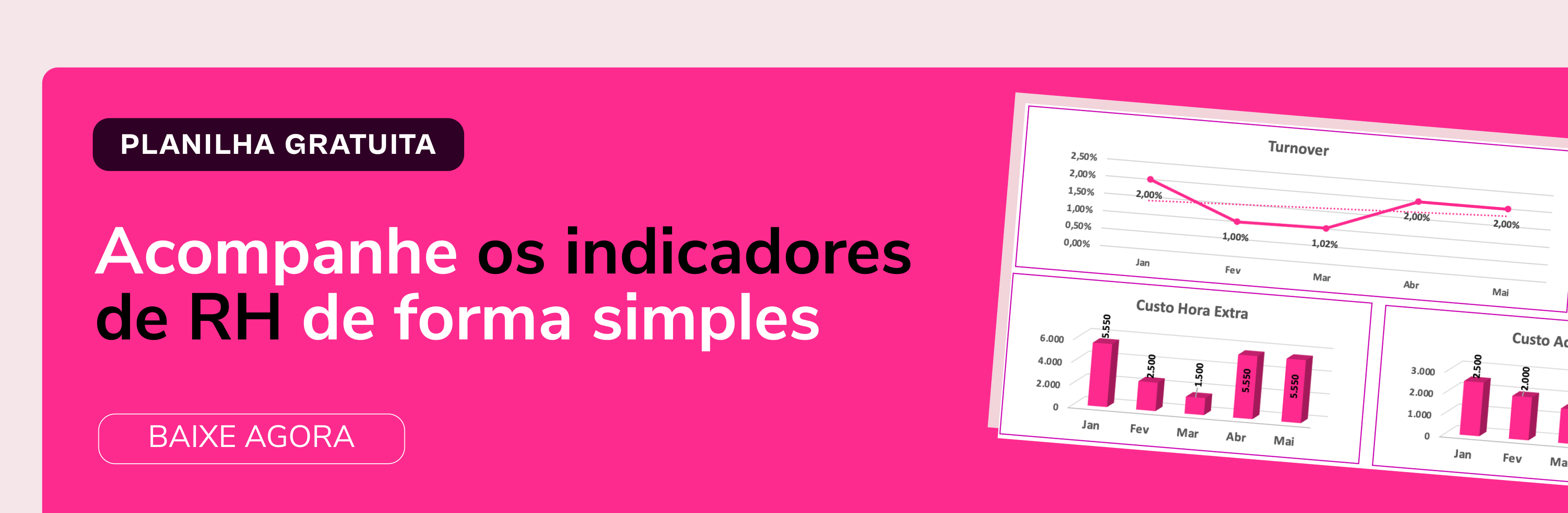 Planilha para acompanhar indicadores de RH de forma simples