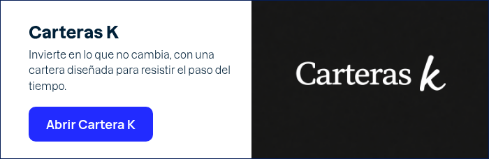 Carteras K Invierte en lo que no cambia, con una cartera dise&ntilde;ada para resistir el paso del tiempo. &nbsp;