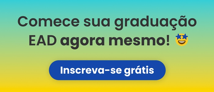Comece sua graduação EAD agora mesmo! Inscreva-se grátis.