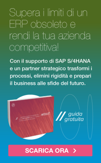 Scopri come superare i limiti di un ERP obsoleto con SAP S/4HANA e rendi la tua azienda competitiva. Scarica la guida gratuita!