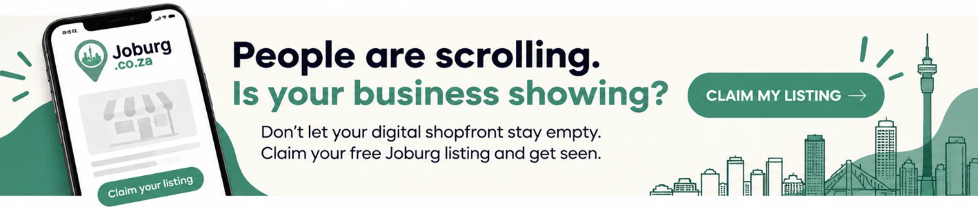 Claim your Joburg Listing