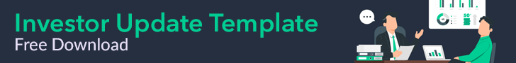 Banner: Investor update template