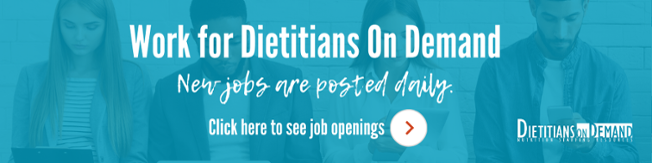 Work for Dietitians On Demand CTA