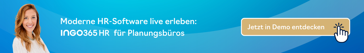 ingo365 HR für Planungsbüros: Moderne HR-Software in Live-Demo erleben