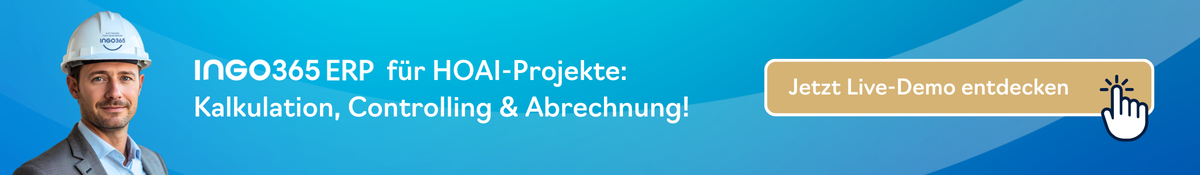 ingo365 ERP für HOAI-Projekte