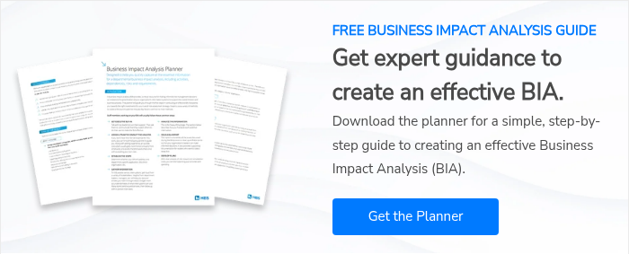 Business Impact Planner Image