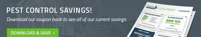 Coupon savings on houston pest control