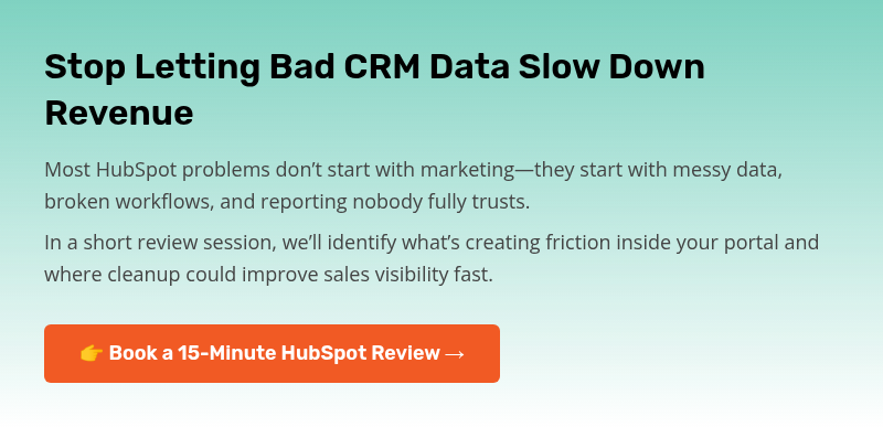 Stop Letting Bad CRM Data Slow Down Revenue
