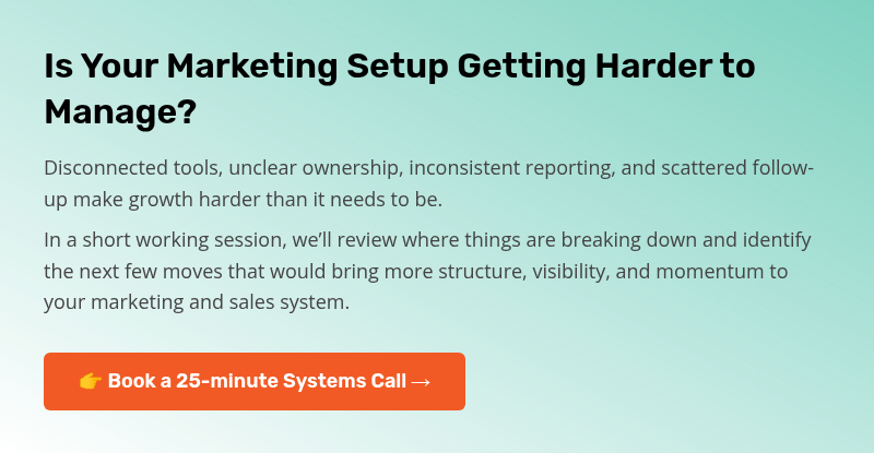Is Your Marketing Setup Getting Harder to Manage?