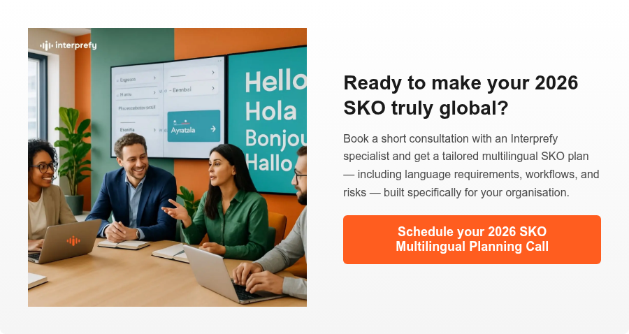 Interprefy for 2026 SKOs CTA