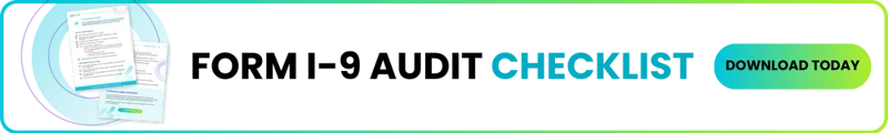 CTA I-9 Audit Checklist