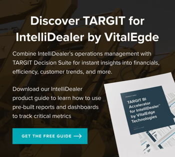 TARGIT's business intelligence accelerators for IntelliDealer by VitalEdge - Product Guide