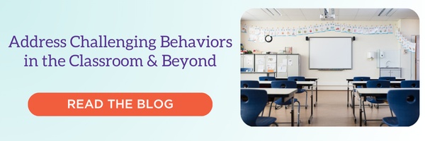 Address Challenging Behaviors in the Classroom