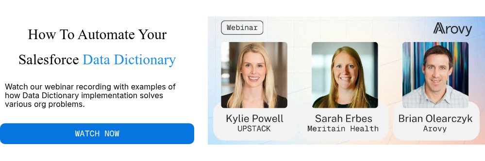 How To Automate Your Salesforce Data Dictionary