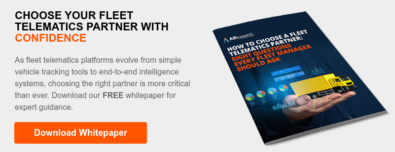 CHOOSE YOUR FLEET TELEMATICS PARTNER WITH CONFIDENCE   As fleet telematics platforms evolve from simple vehicle tracking tools to end-to-end intelligence systems, choosing the right partner is more critical than ever. Download our FREE whitepaper for expert guidance.   