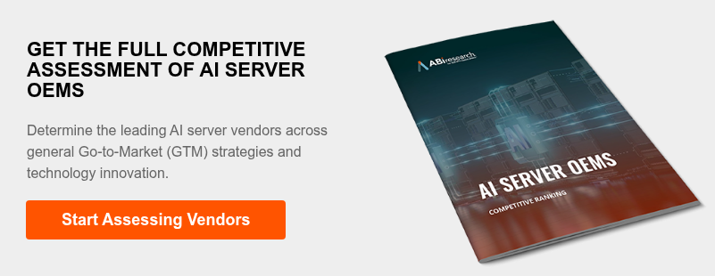GET THE FULL COMPETITIVE ASSESSMENT OF AI SERVER OEMS   Determine the leading AI server vendors across general Go-to-Market (GTM) strategies and technology innovation.  