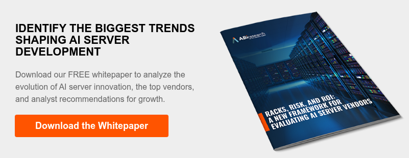 IDENTIFY THE BIGGEST TRENDS SHAPING AI SERVER DEVELOPMENT   Download our FREE whitepaper to analyze the evolution of AI server innovation, the top vendors, and analyst recommendations for growth.  
