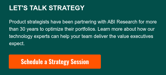 LET'S TALK STRATEGY   Product strategists have been partnering with ABI Research for more than 30 years to optimize their portfolios. Learn more about how our technology experts can help your team deliver the value executives expect.   
