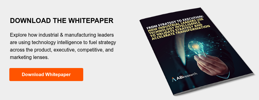 DOWNLOAD THE WHITEPAPER &nbsp; Explore how industrial & manufacturing leaders are using technology intelligence to fuel strategy across the product, executive, competitive, and marketing lenses. &nbsp;